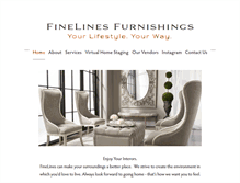Tablet Screenshot of finelinesfurnishings.com